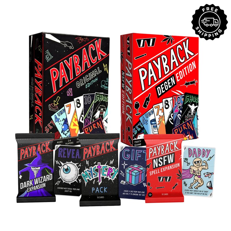 The Party Pack - 2 Games + 3 Expansions (12 Players)