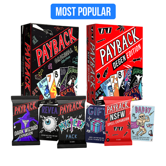 The Party Pack - 2 Games + 3 Expansions (12 Players)