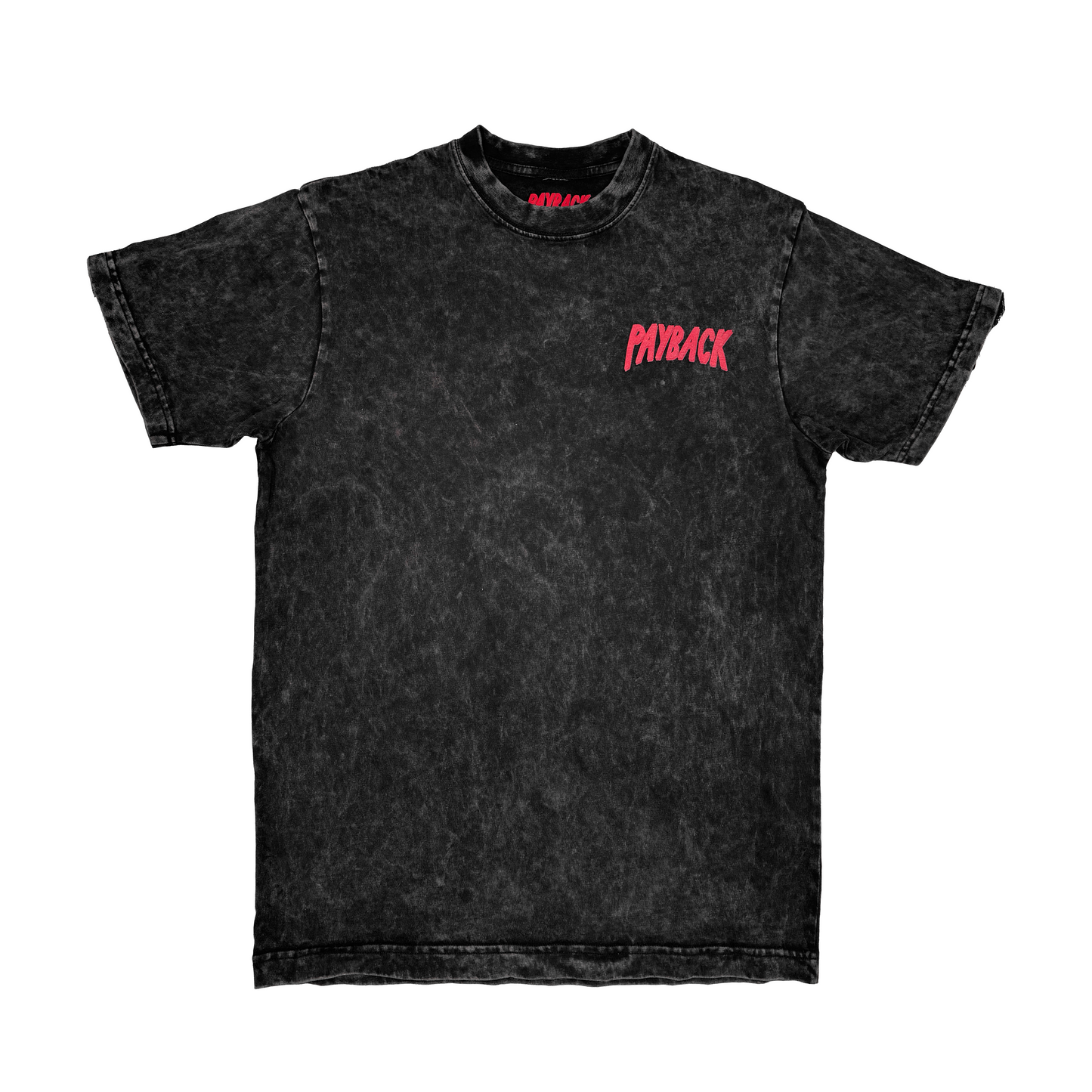 Payback Ghost Tee - Acid Wash Black