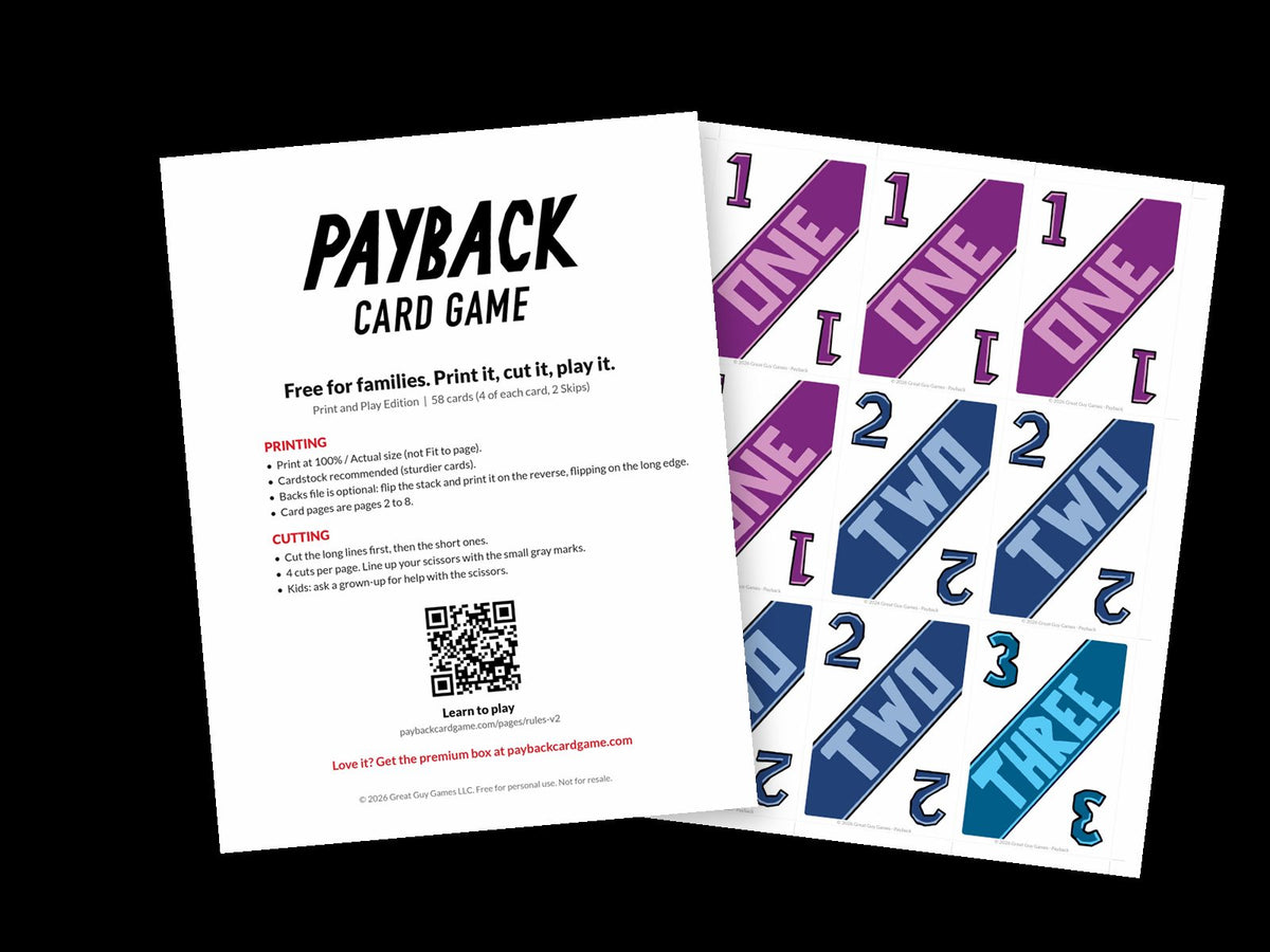 Payback print and play
